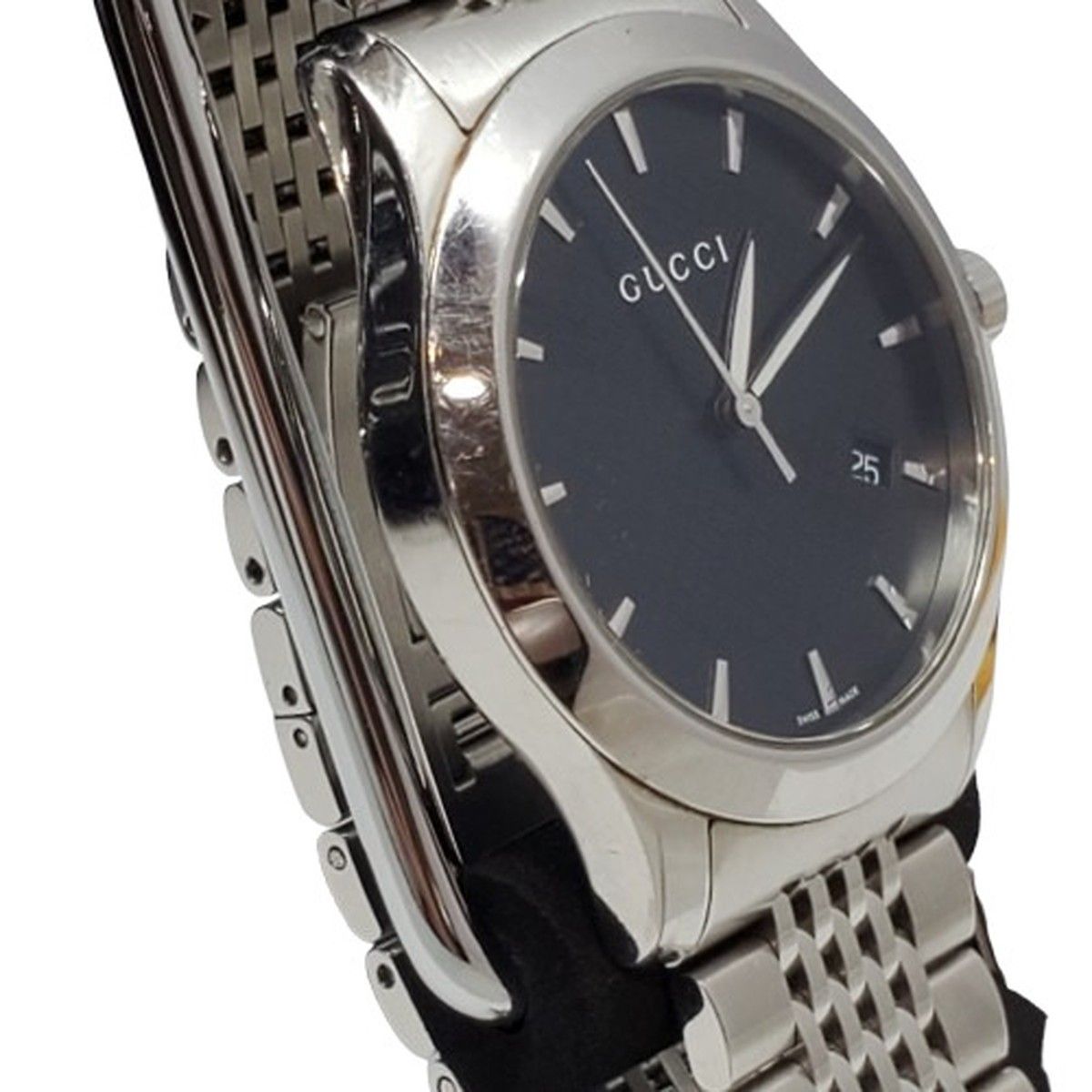 T*e様 GUCCI グッチ 126.4 タイムレス 腕時計 ブラック文字盤 不 T*e様 GUCCI グッチ 126.4 タイムレス 腕時計 ブラック文字盤 不 GUCCI