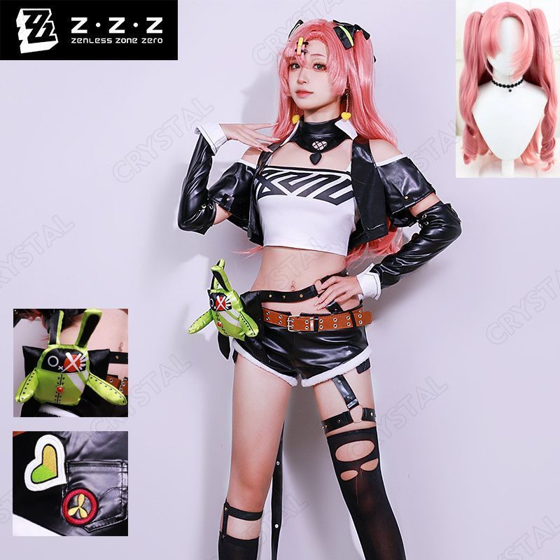 ゼンレスゾーンゼロ ニコ デマラ コスプレ衣装 ウイッグ付き Zenless Zone Zero ヒロイン Nicole Demara コスプレ衣装 ドレス コスチューム ハロウィン クリスマス 制服 大人 子供 cosplay イベント
