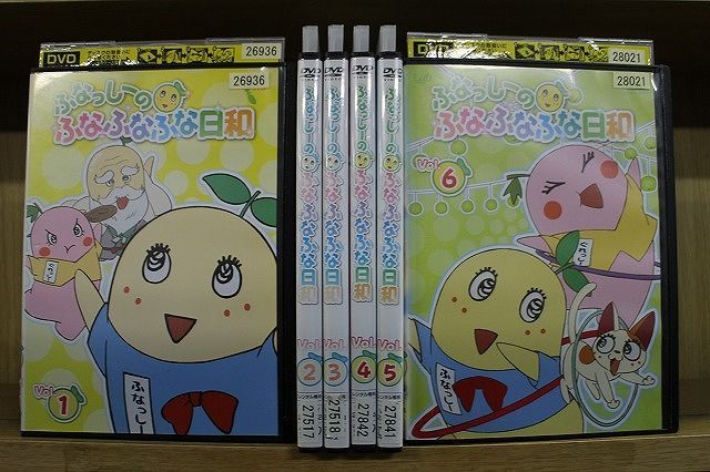 DVD ふなっしーのふなふなふな日和 全6巻 ※ケース無し発送 レンタル