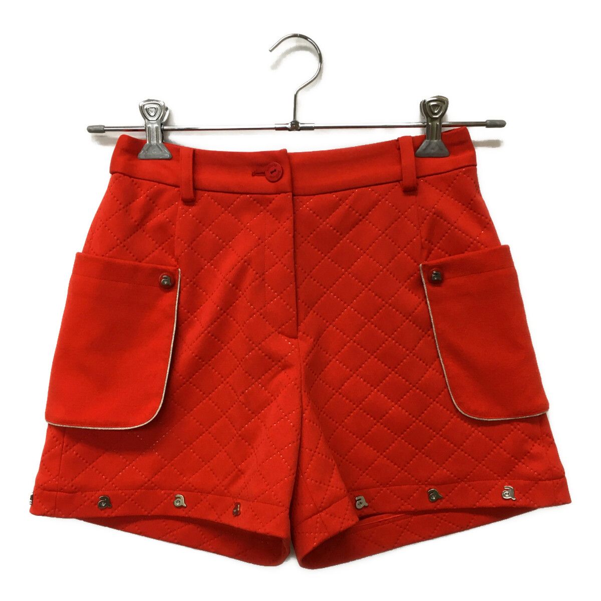 美品✩.*˚ARCHIVIO レディース ゴルフショートパンツ 赤 未使用品 レディース アルチビオ archivio ショートパンツ 36(S) 赤