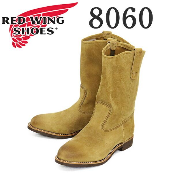 REDWING レッドウィング 8060 11inch Pecos 11インチペコスブーツ ホーソーンミュールスキナー Eワイズ US8E-約26cm