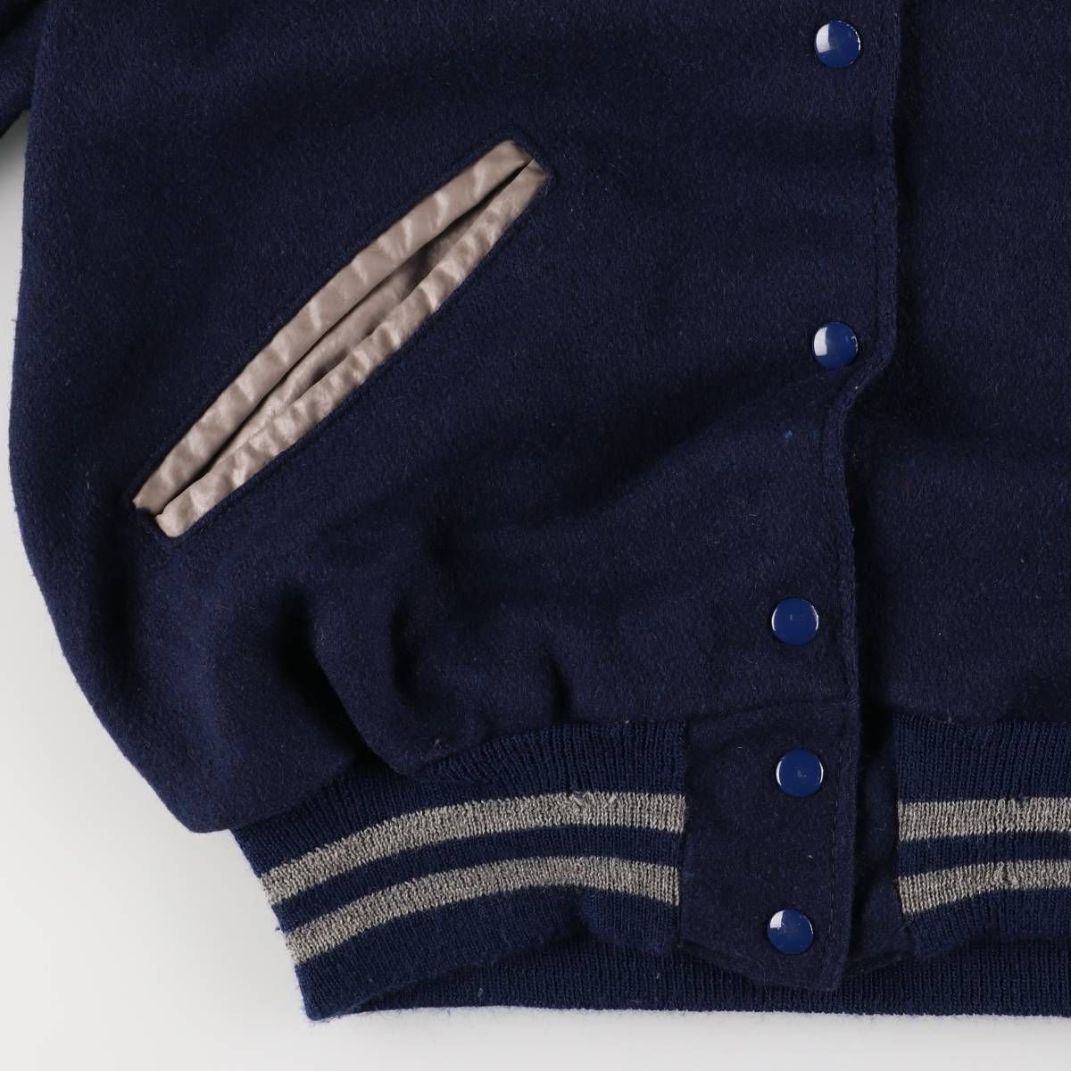 古着 80年代 デロング DeLONG フード付き セーラーカラー ウール
