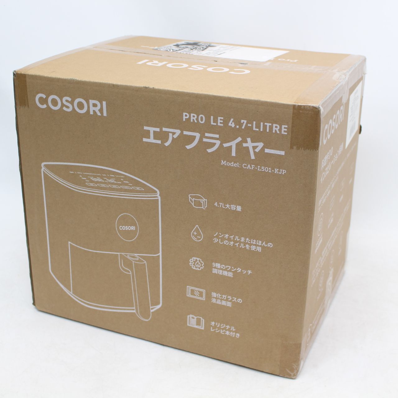 生活家電 693)【未開封】COSORI コソリ4.7リットル エアフライヤー CAF 