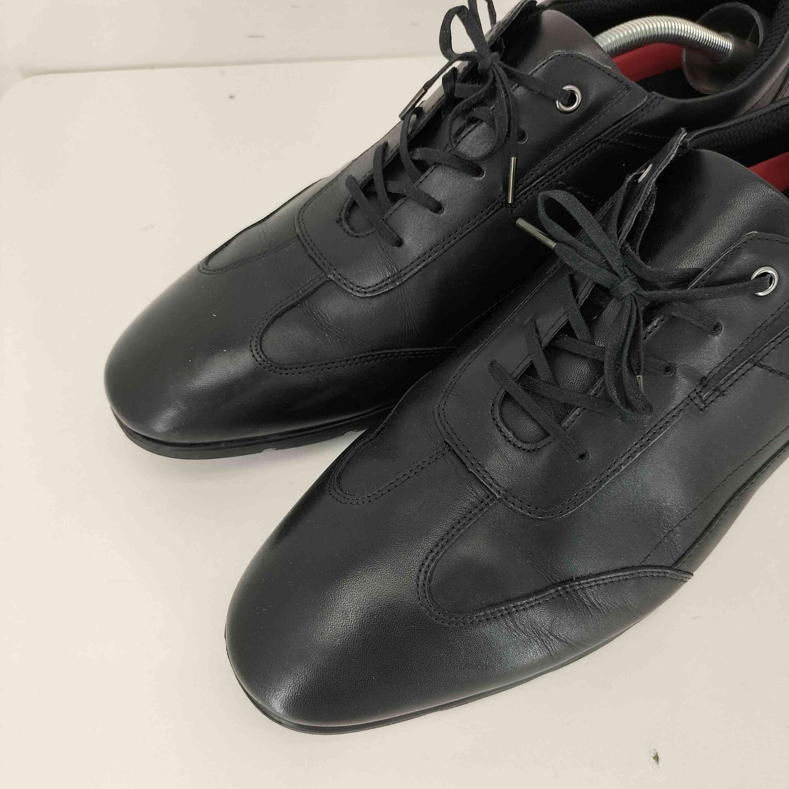 美品 27㎝◎asics アシックス texcy luxe レザースニーカー 黒 美品 27㎝ asics アシックス texcy luxe レザースニーカー 黒