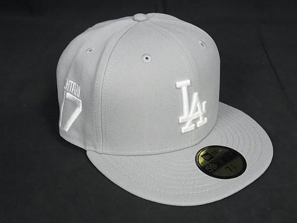 NEWERA ニューエラ ロサンゼルス ドジャース 大谷翔平 17 ポリエステル キャップ 帽子 メンズ グレー系 FI5729
