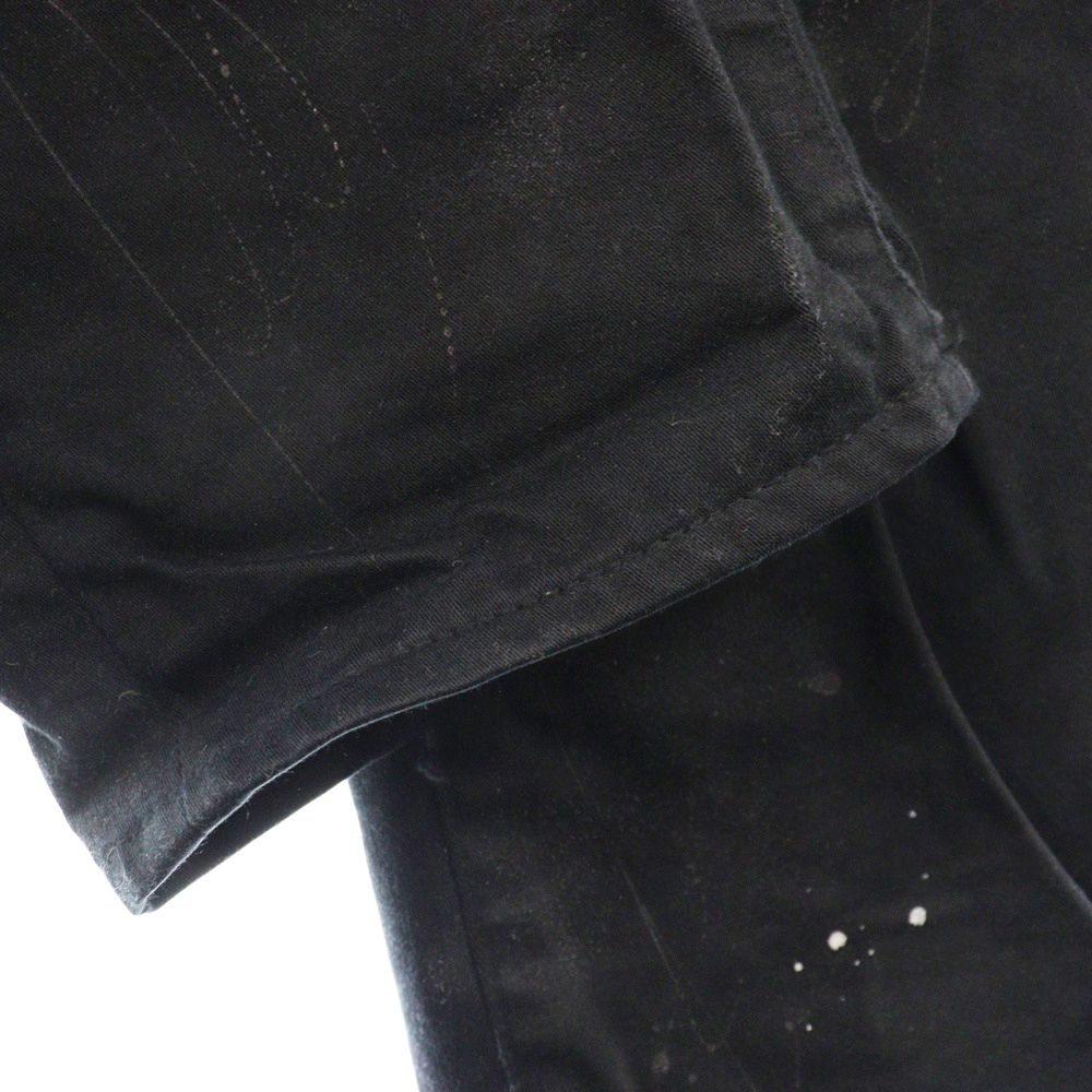 Dior HOMME (ディオールオム) ペイント加工ボタンフライスリム