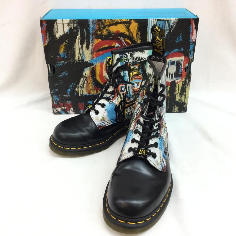 Dr. Martens アートプリント ワークブーツ Dr.Martens アニマルプリント厚底ブーツ | ドクターマーチン