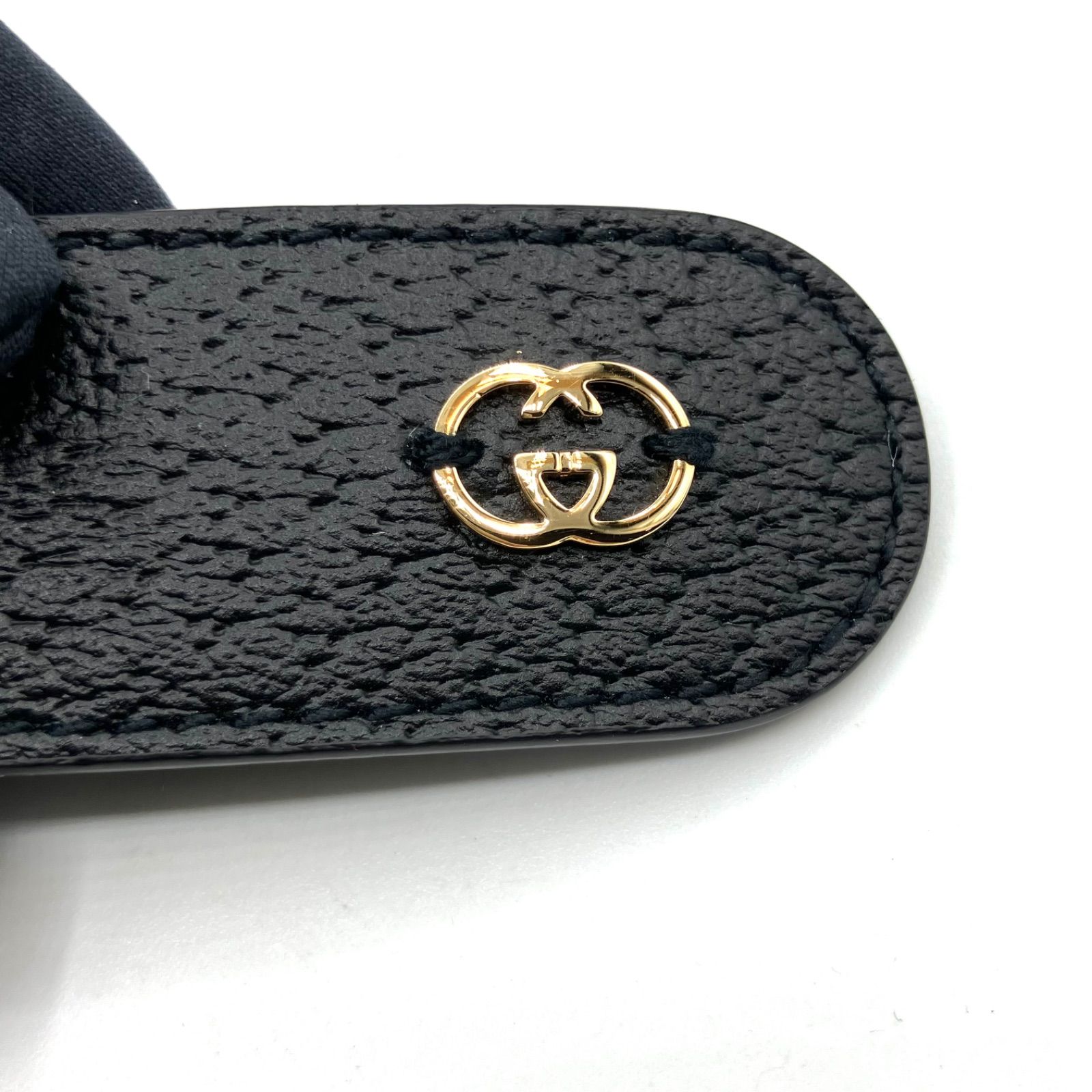 新品 GUCCI インターロッキングG ペット 愛犬 首輪 レザー ブラック L 鑑定済み】正規品 グッチ GUCCI インターロッキングG 695256 犬