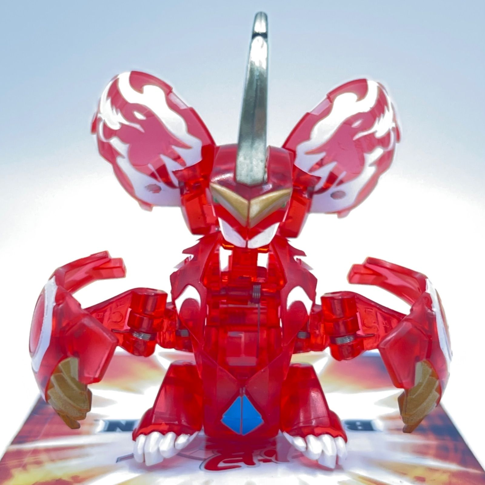爆丸 爆テク 天ドラガオン 赤龍 レッドクリア 天ドラガオン赤龍(レッドクリア)ver. RISE DRAGAON RED CLEAR