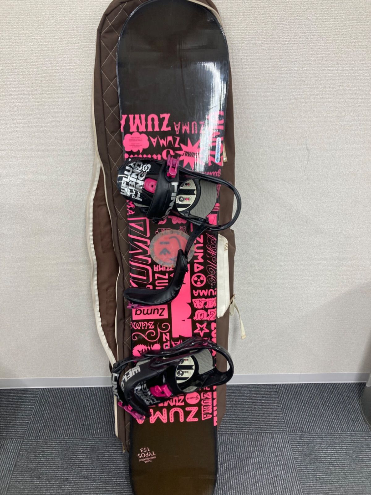 BURTON×ZUMA バートン 未使用バインディング付 スノーボードセット