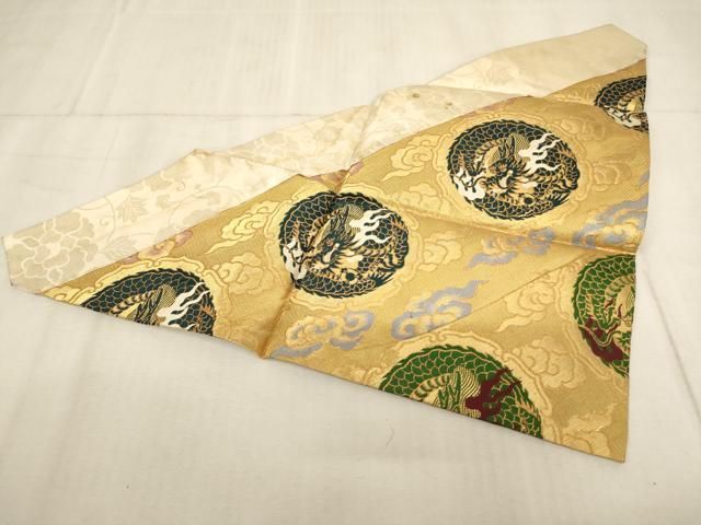 平和屋本店□打敷 三角 龍 金襴 法衣 寺院 仏具 仏教 僧侶 神職 平和屋本店□打敷 三角 龍 金襴 法衣 寺院 仏具 仏教 僧侶 神職