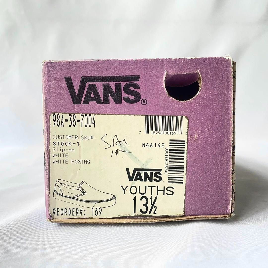 80s vintage USA製 slip-on スリッポン vans キッズ-