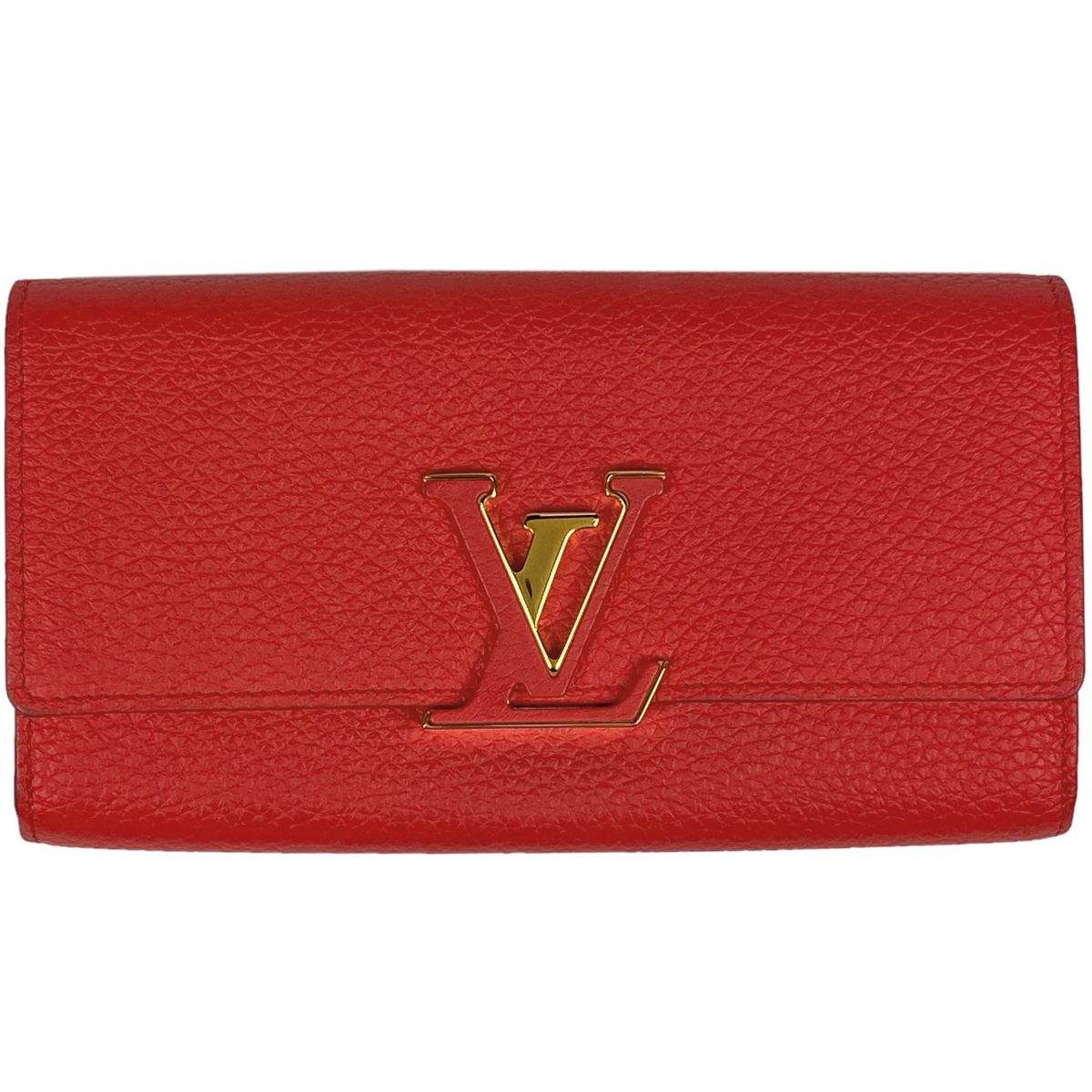 ルイ・ヴィトン Louis Vuitton ポルトフォイユ カプシーヌ 札入れ 小銭入れ 長財布 トリヨン コーラルタヒチ(ピンク) M69068  レディース 【中古】 - メルカリ