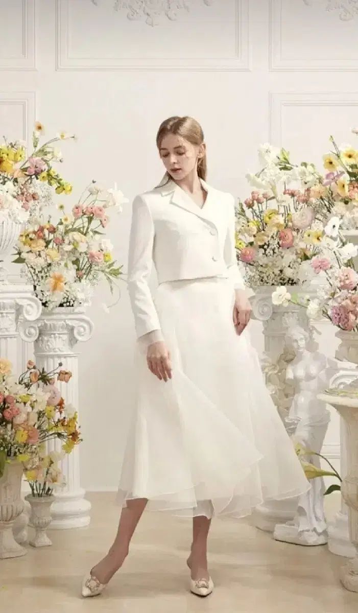 GRACE U グレースユー ルチア セットアップ ジャケット ミント 黒 アイボリー s