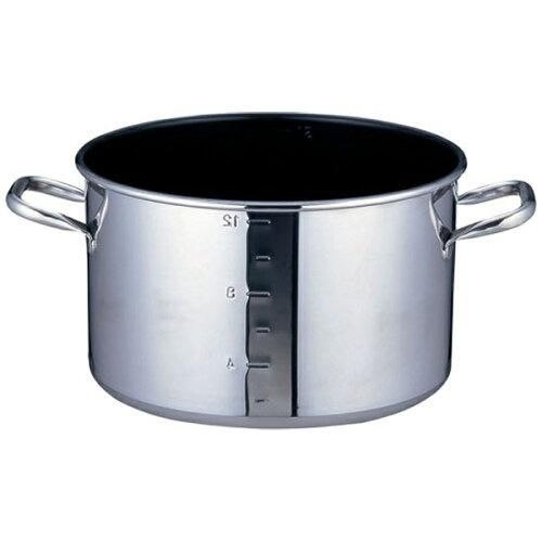 TKG SA パワー デンジ 半寸胴鍋 目盛付 蓋無 42cm AHV8942 遠藤商事 SAスーパーデンジ 半寸胴鍋(蓋無) 39cm SAパワー・デンジ半寸胴鍋 目盛
