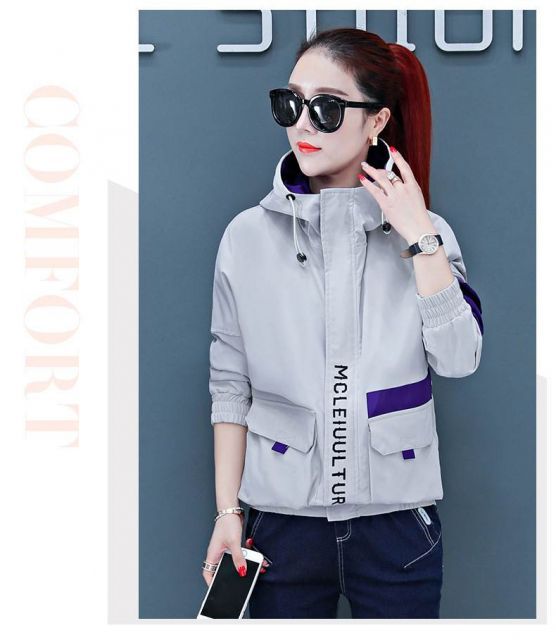 アウター ジャケット コート フード付き 長袖 Vネック 前開き ジッパー ポケット ポリエステル かっこいい 大人可愛い きれいめ カジュアル 大人 上品 おしゃれ 大人女子 ラブリー キュート ガーリー スポーティー レトロ 無地 ロゴ 10代 20代 30代 40代 レディース 女性用 種類13：ブラック/XL アウター ジャケット コート フード付き 長袖 V