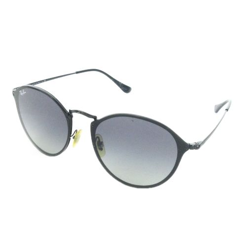 レイバン RAY BAN Blaze Round サングラス 眼鏡 リムレス ラウンド グラデーションミラーレンズ ケース付き ロゴ 59□14 145 黒 ブラック RB3574-N |MN14 GY17