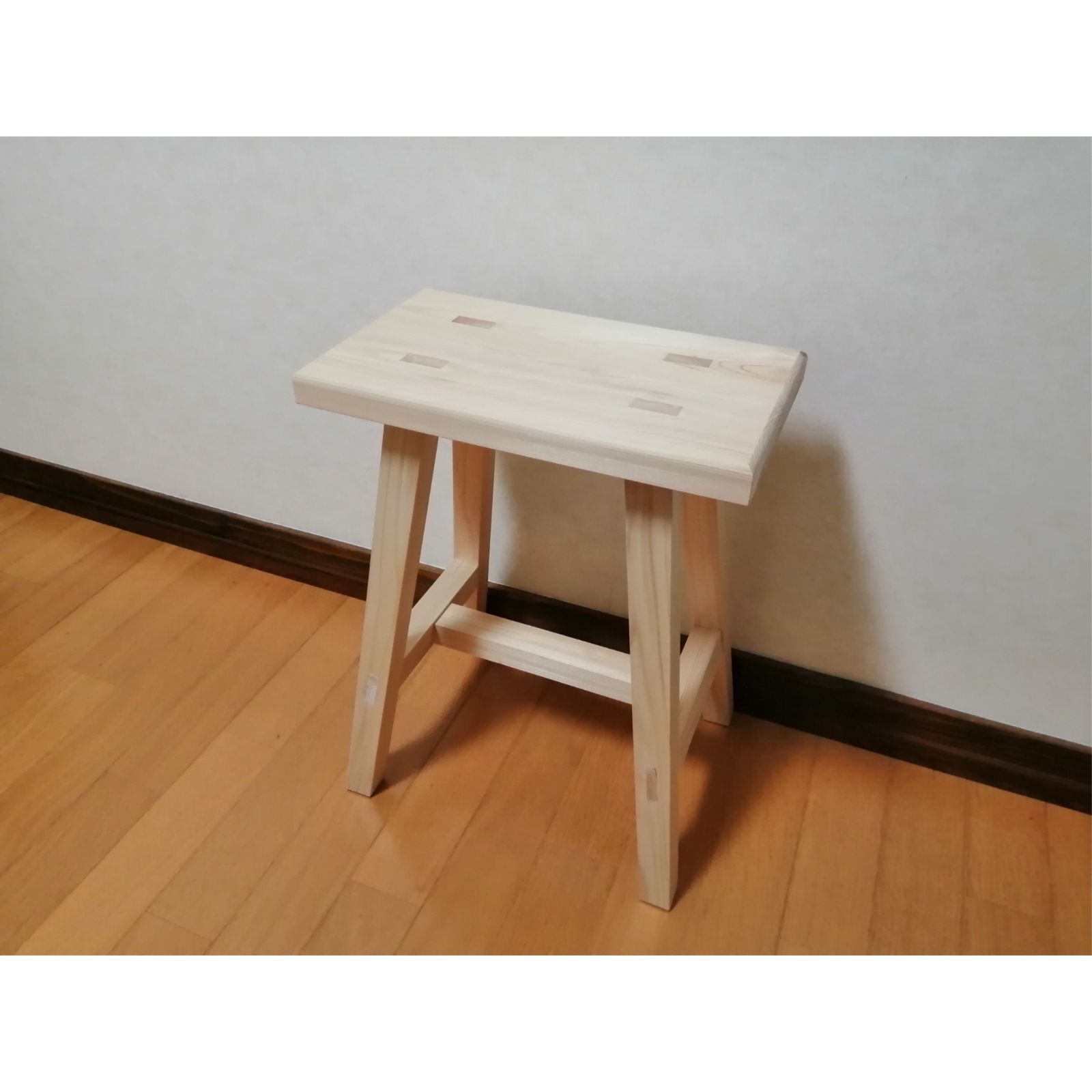 栗材スツール　高さ52cm　丸椅子　stool 栗材スツール 高さ52cm 丸椅子 stool