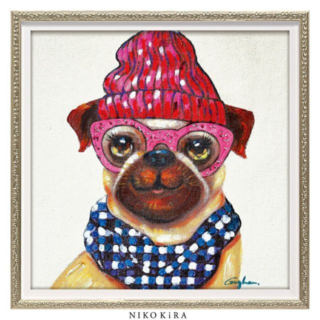 絵画 アート オイル ペイント 犬 いぬ イヌ 好き おしゃれ かわいい 絵