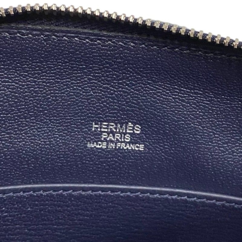 エルメス HERMES ボリトル B刻 ブルーニュイ シルバー金具