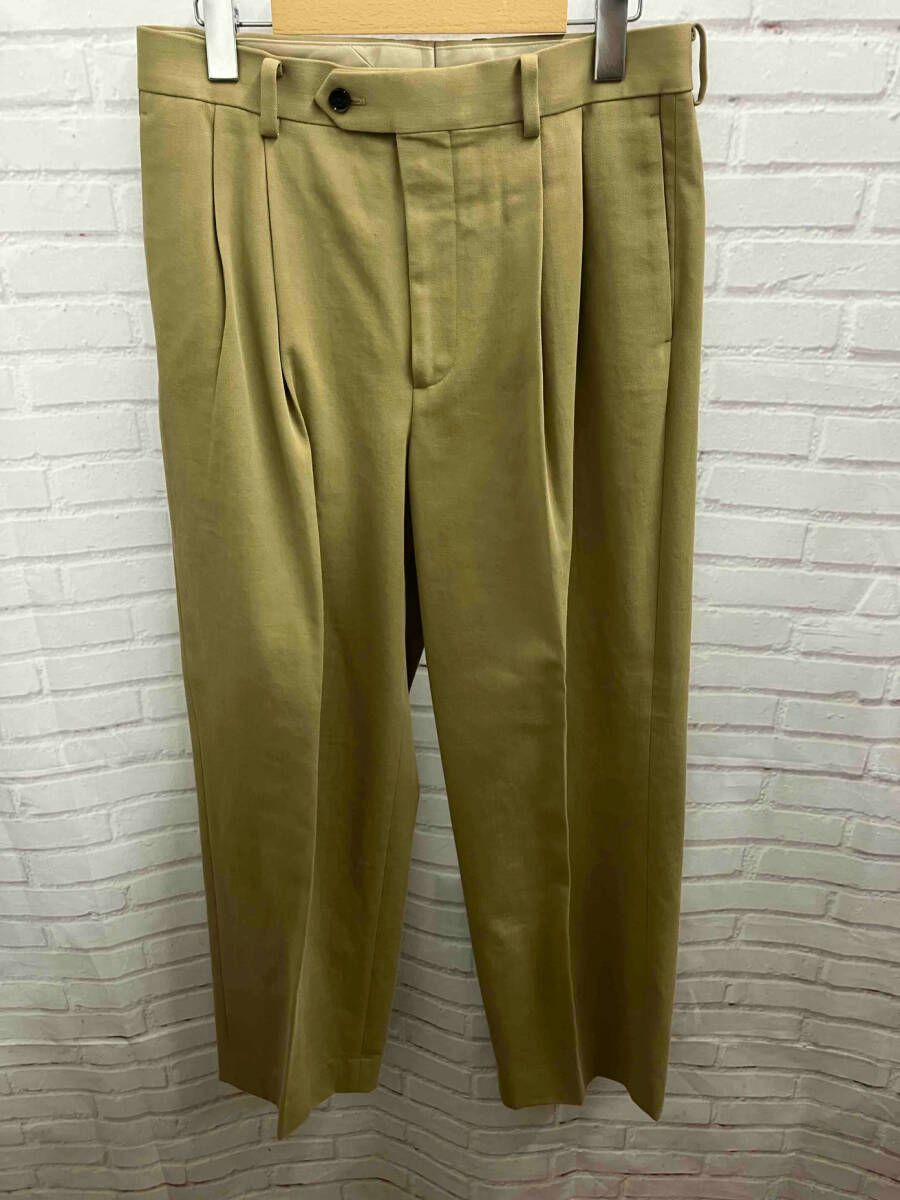 AURALEE オーラリー WASHED HEAVY CHINO SLACKS A23AP01ZC 綿パン