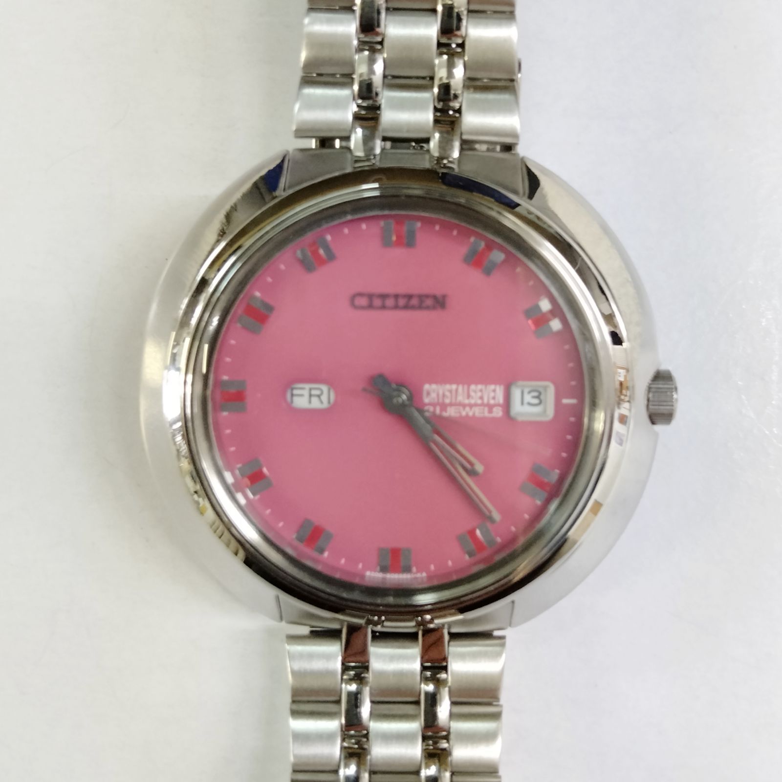 最終値下げ！超レア CITIZEN クリスタルセブン ピンク