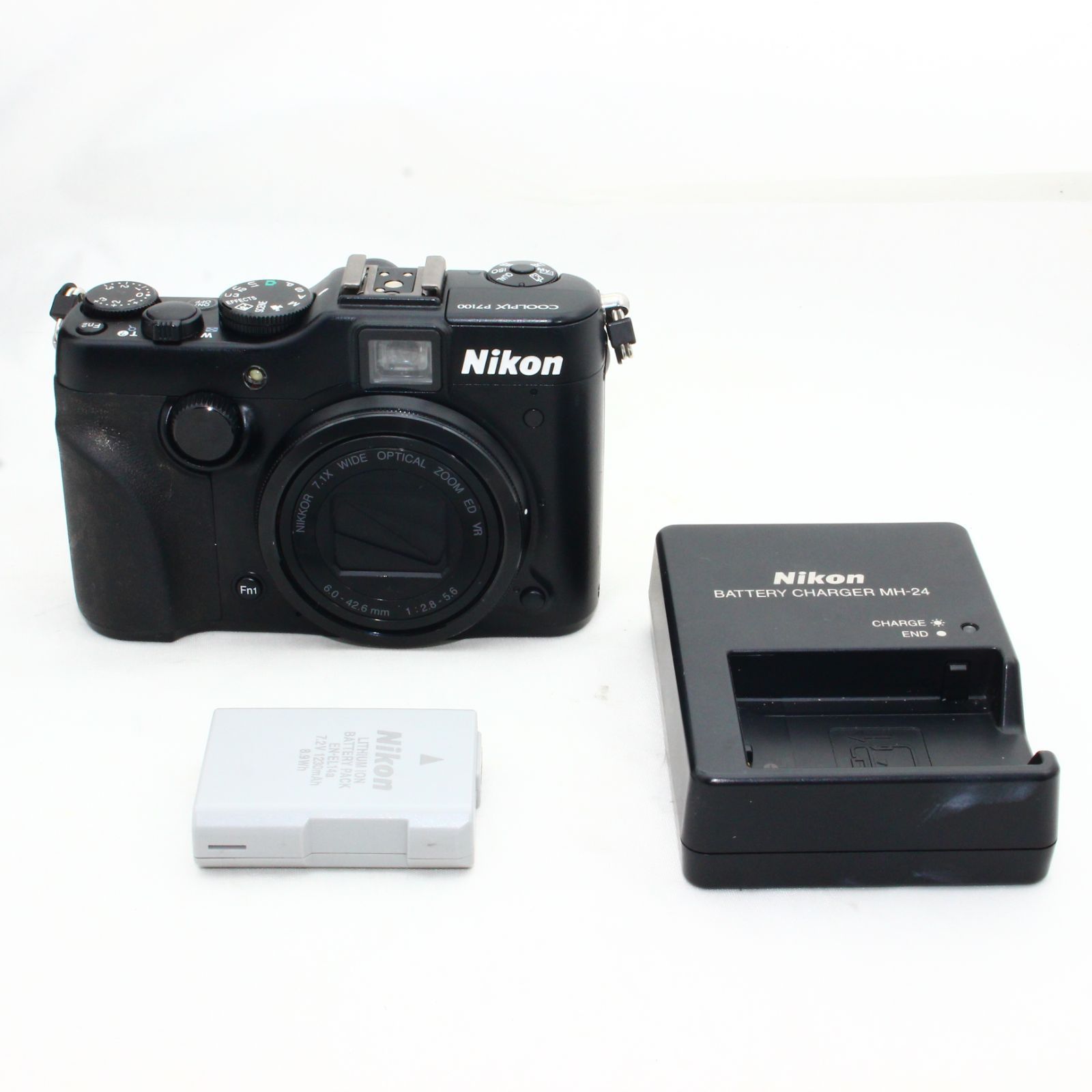 Nikon デジタルカメラ COOLPIX (クールピクス) P7100 ブラック P7100BK ...