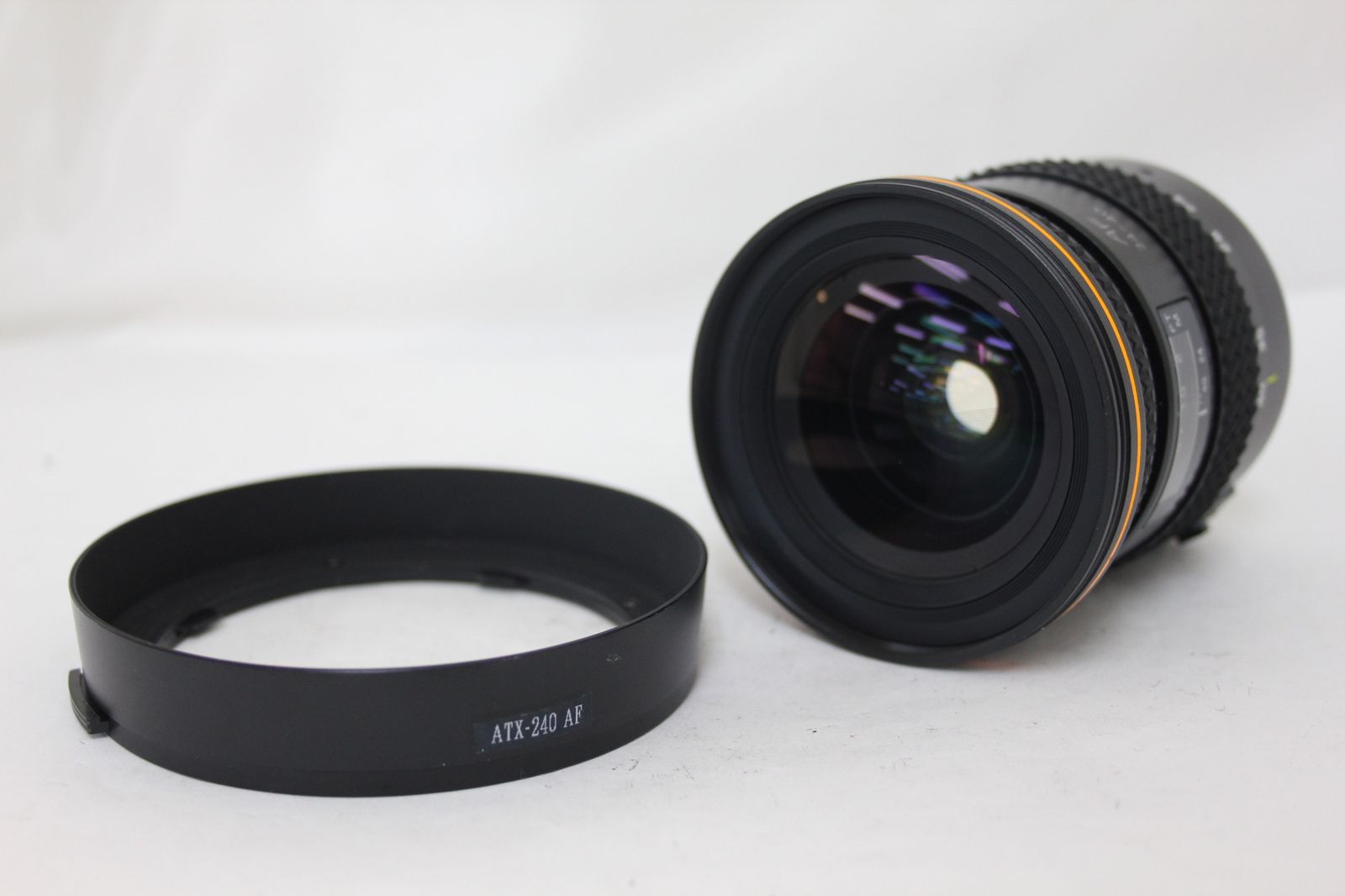 返品保証 トキナー Tokina AT-X AF 24-40mm F2.8 フード付き キャノンマウント レンズ e228