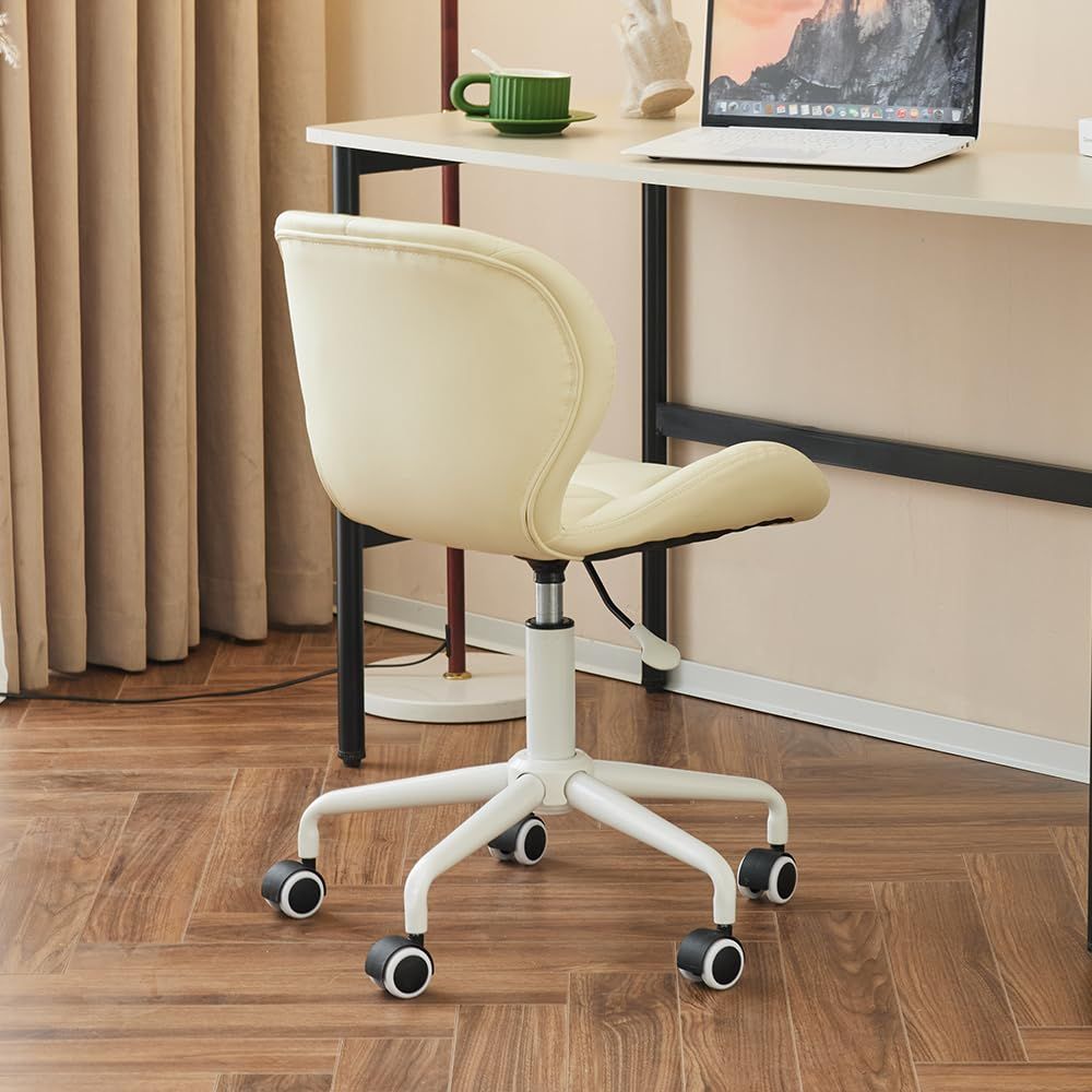 商品 白 おしゃれ 学習椅子 椅子 デスクチェア 回転椅子 オフィスチェア 幅59×奥行49×高さ74~83.5cm オーエスジェイ OSJ 組み立て簡単