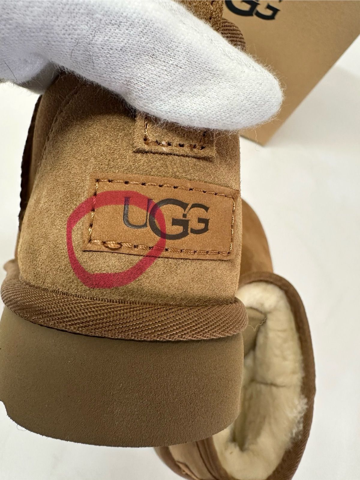 UGG チェスナット 24cm 7 クラシックウルトラミニ プラットフォーム