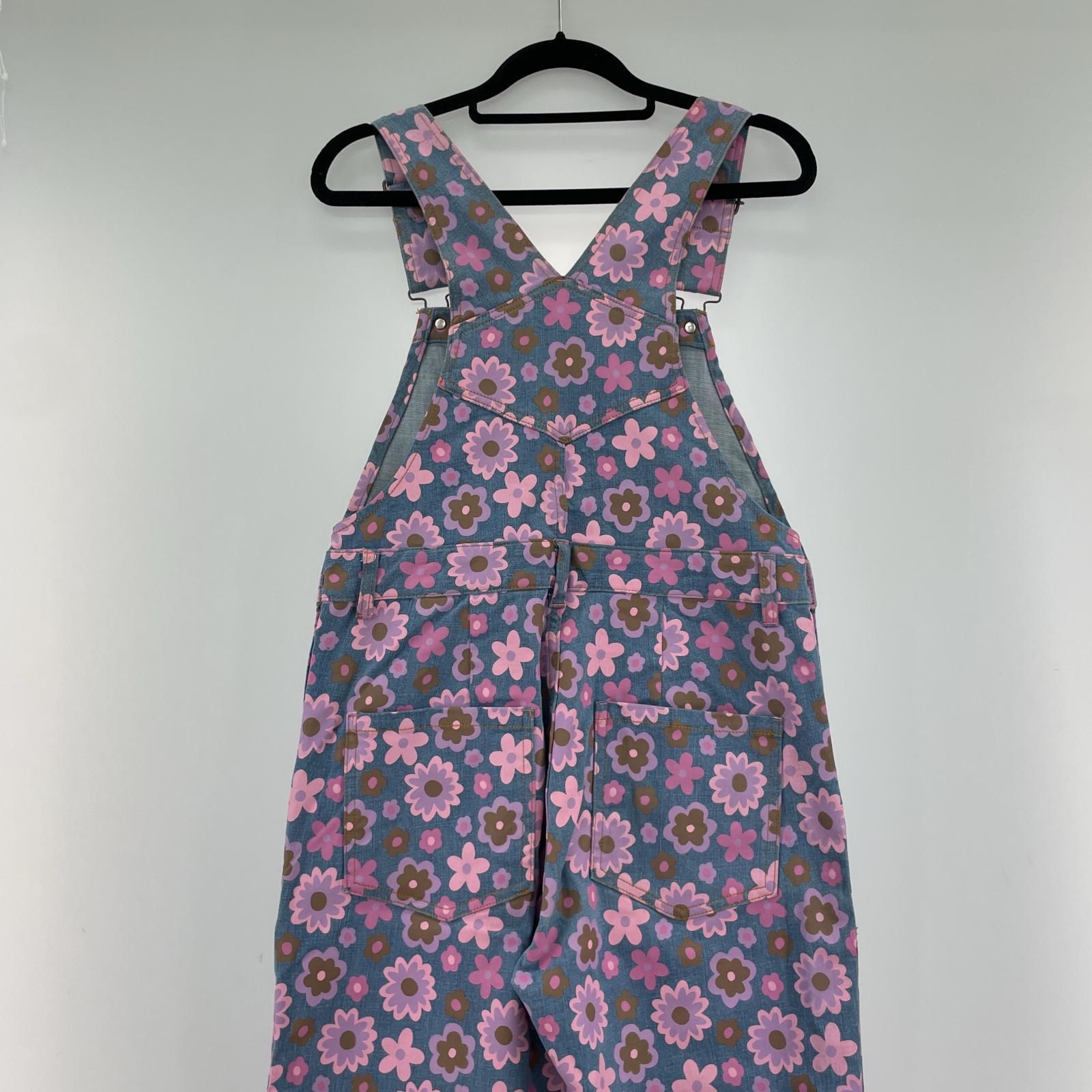 CANDY STRIPPER キャンディストリッパー 花柄プリントオーバーオール