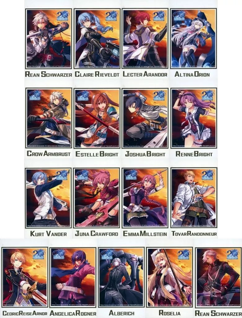 閃の軌跡 軌跡シリーズ 羽プロ フォト風カード 全種類 セット コンプリート