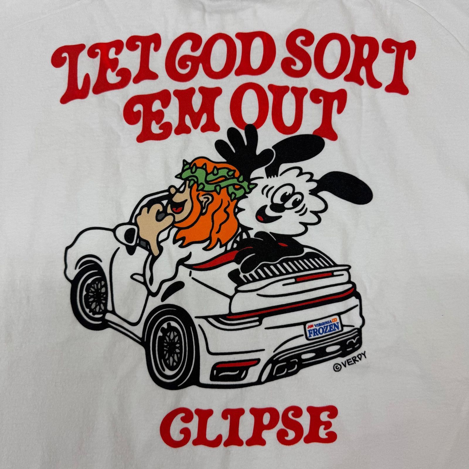 トップス VERDY X CLIPSE LET GOD SORT EM OUT TEE Verdy x Clipse Let God Sort Em Out Tee Box Set – SEIBU The