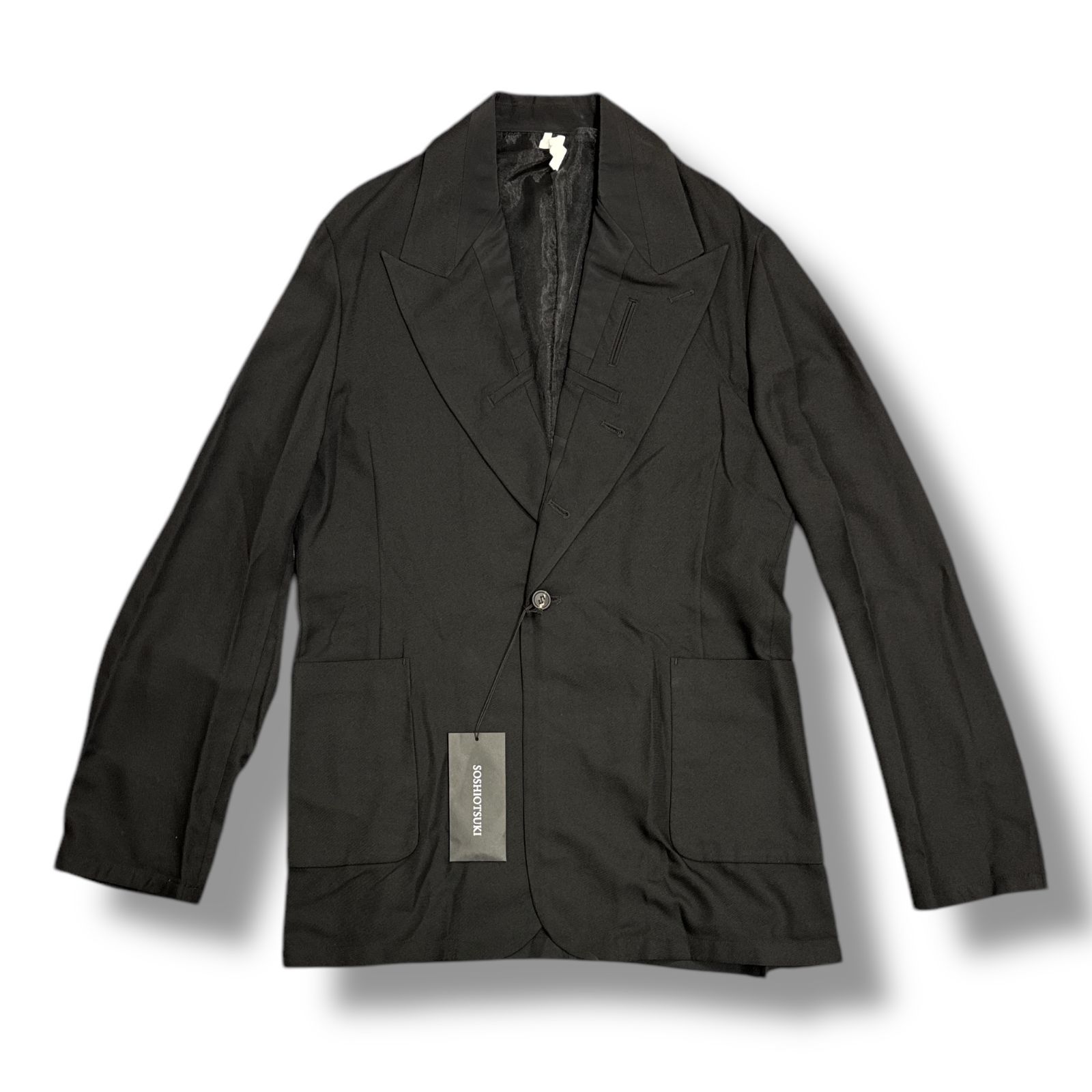ジャケット・アウター soshiotsuki 23ss INSIDE LAPEL JACKET SOSHIOTSUKI(ソウシオオツキ)のINSIDE LAPEL JACKETの通販