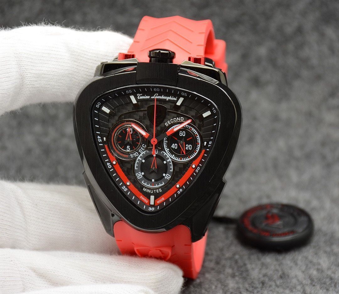 ◆ Lamborghini 腕時計 ◆ 稼働品 ランボルギーニ 限定モデル Tonino Lamborghini ランボルギーニ クロノグラフ 腕時計 限定