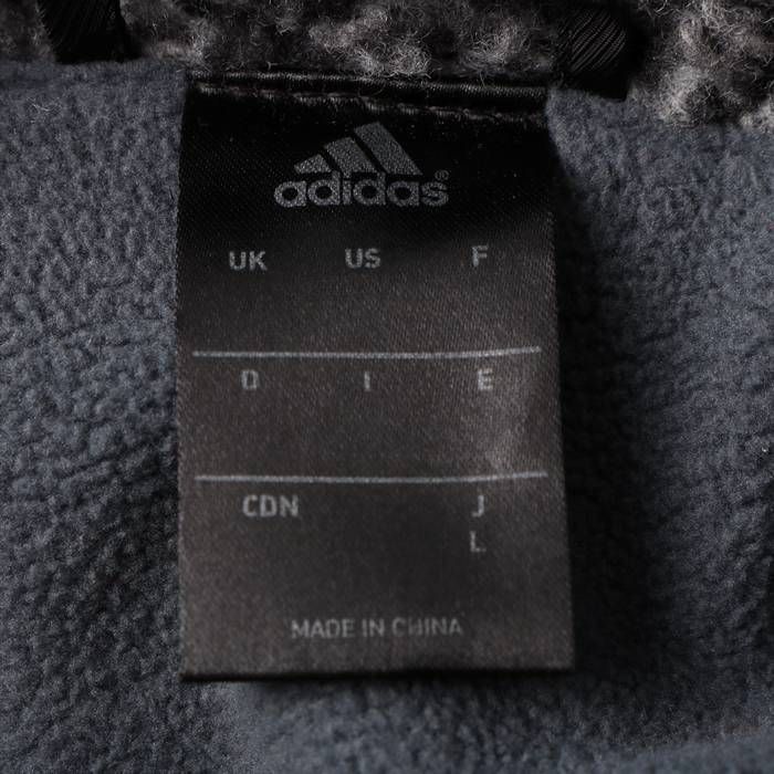 adidas - 古着 メンズL-O adidas/アディダス デサント製 裏ボア
