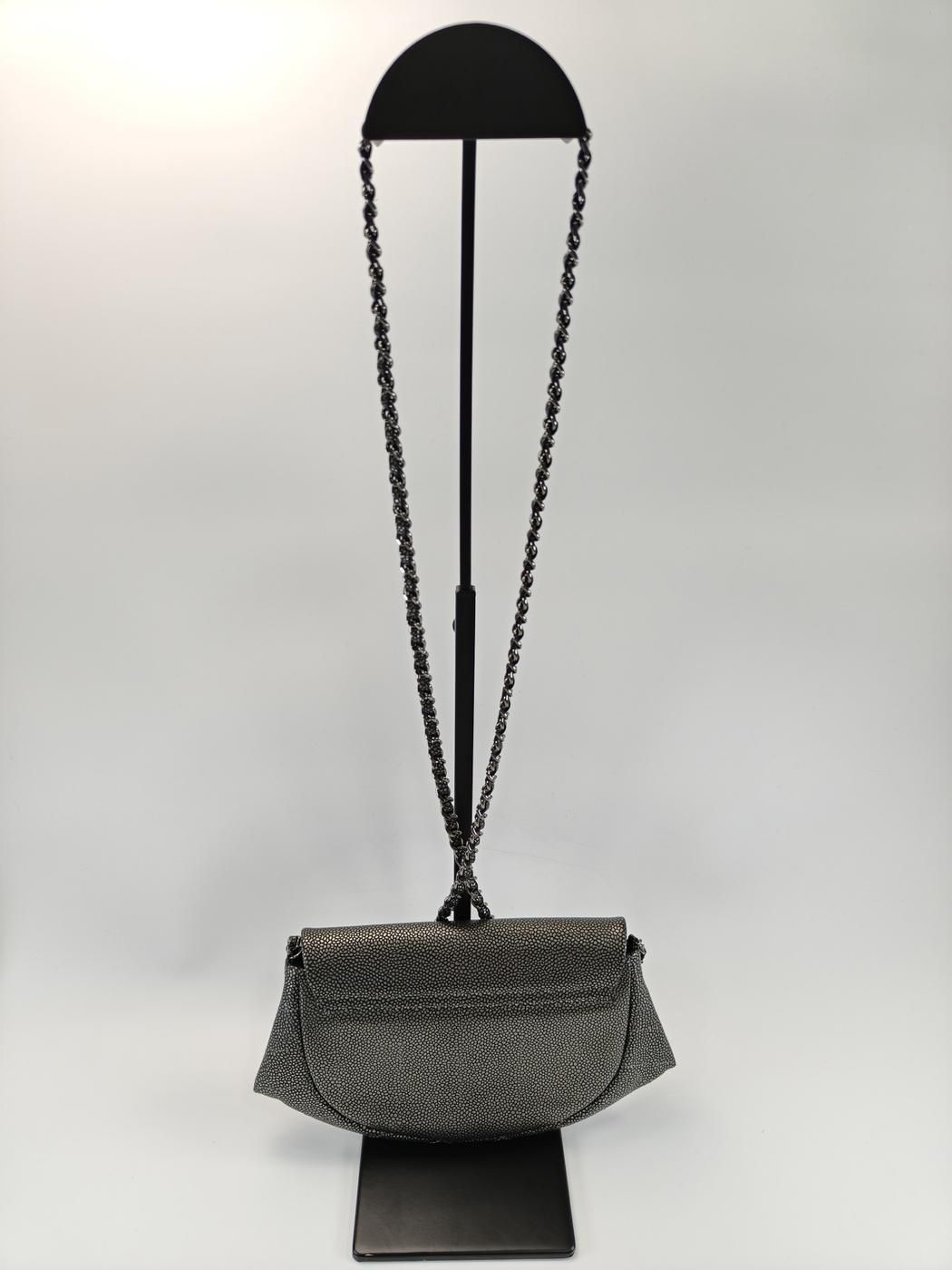 CHANEL ハーフムーン チェーンウォレット 財布 ブラック 9646 シャネル CHANEL ハーフムーン チェーンウォレット 財布 ソフト