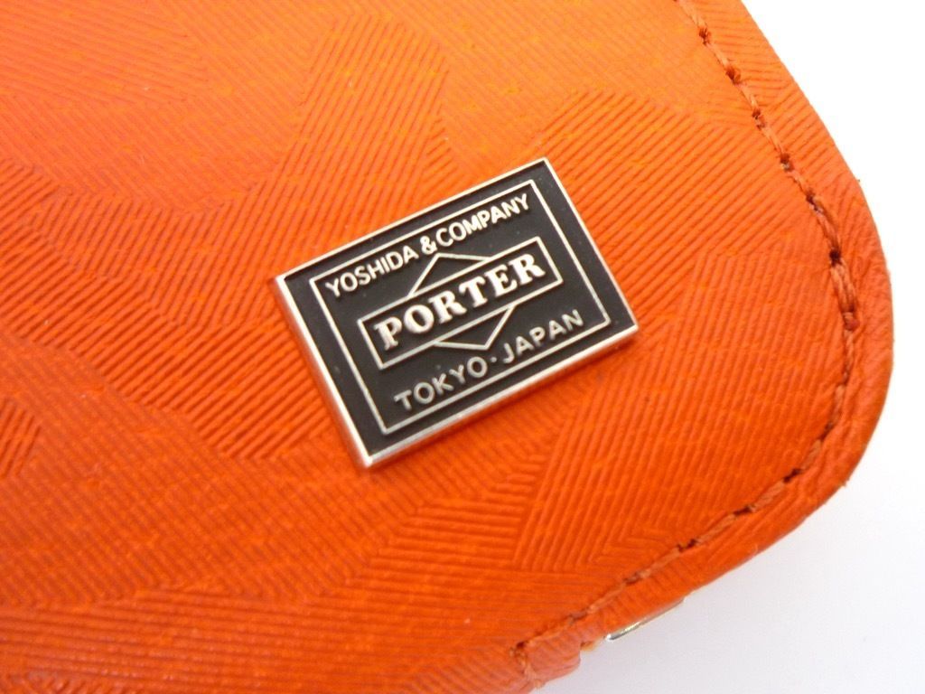 新品 ポーター ワンダー ロングウォレット 長財布 吉田カバン PORTER WONDER LONG WALLET 長財布 本革 レザー ストラップ付 カード 迷彩