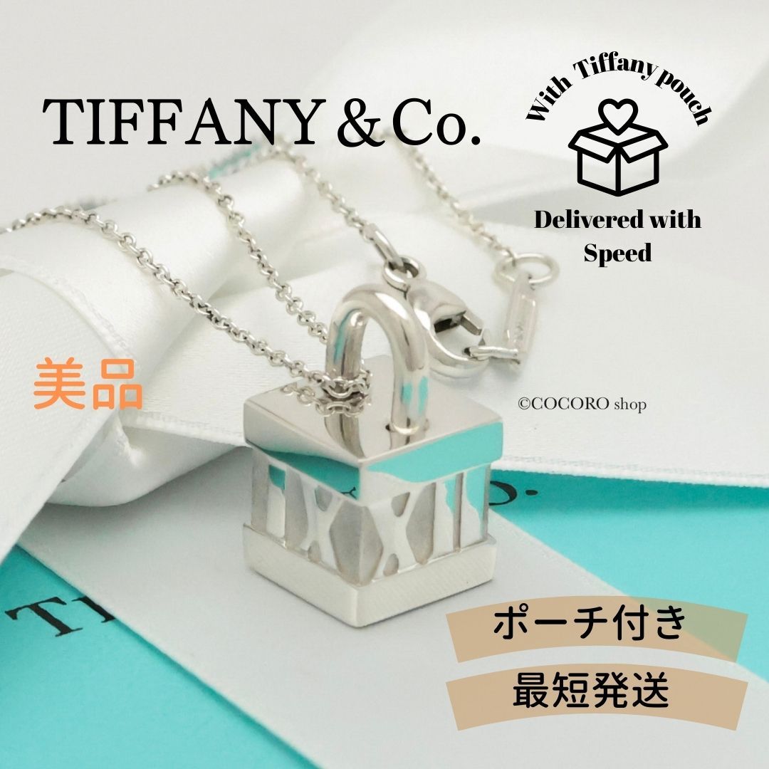 【極美品】ティファニー　アトラスキューブネックレス　925 TIFFANY ティファニー ロックネックレス アトラスキューブ 925