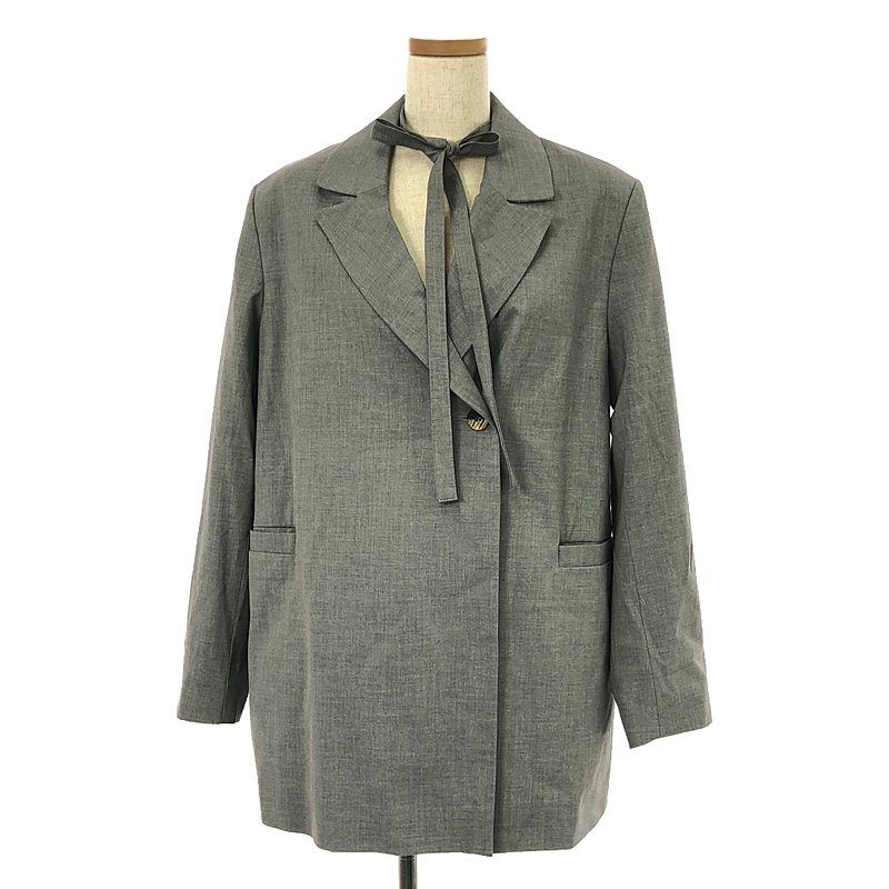 美品】 Ganni / ガニー | リボンタイ付 テーラードジャケット | 34