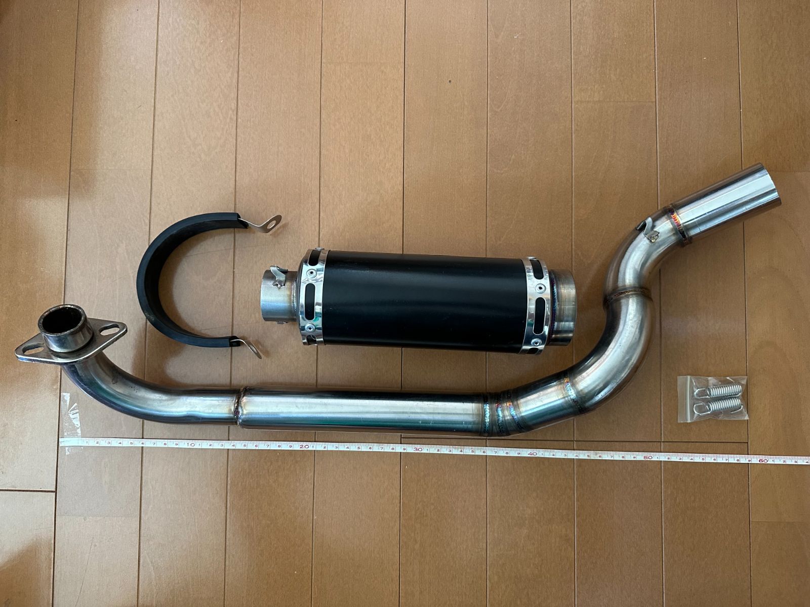 期間限定値下！ASC RACING　ホンダ　グロム用　フルエキ　マフラー 訳アリ サイレンサーバンド無し！ ASC RACING ホンダ グロム用