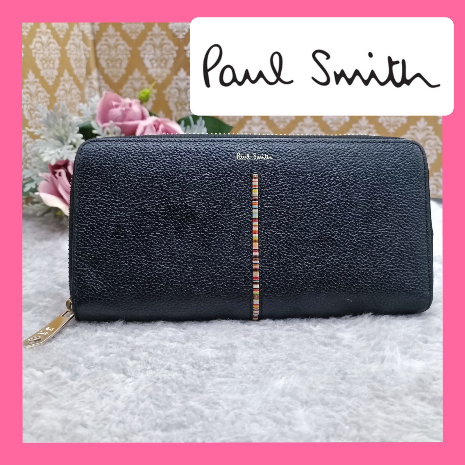 Paul Smith 》 ポールスミス 長財布 ラウンドファスナー ロング 