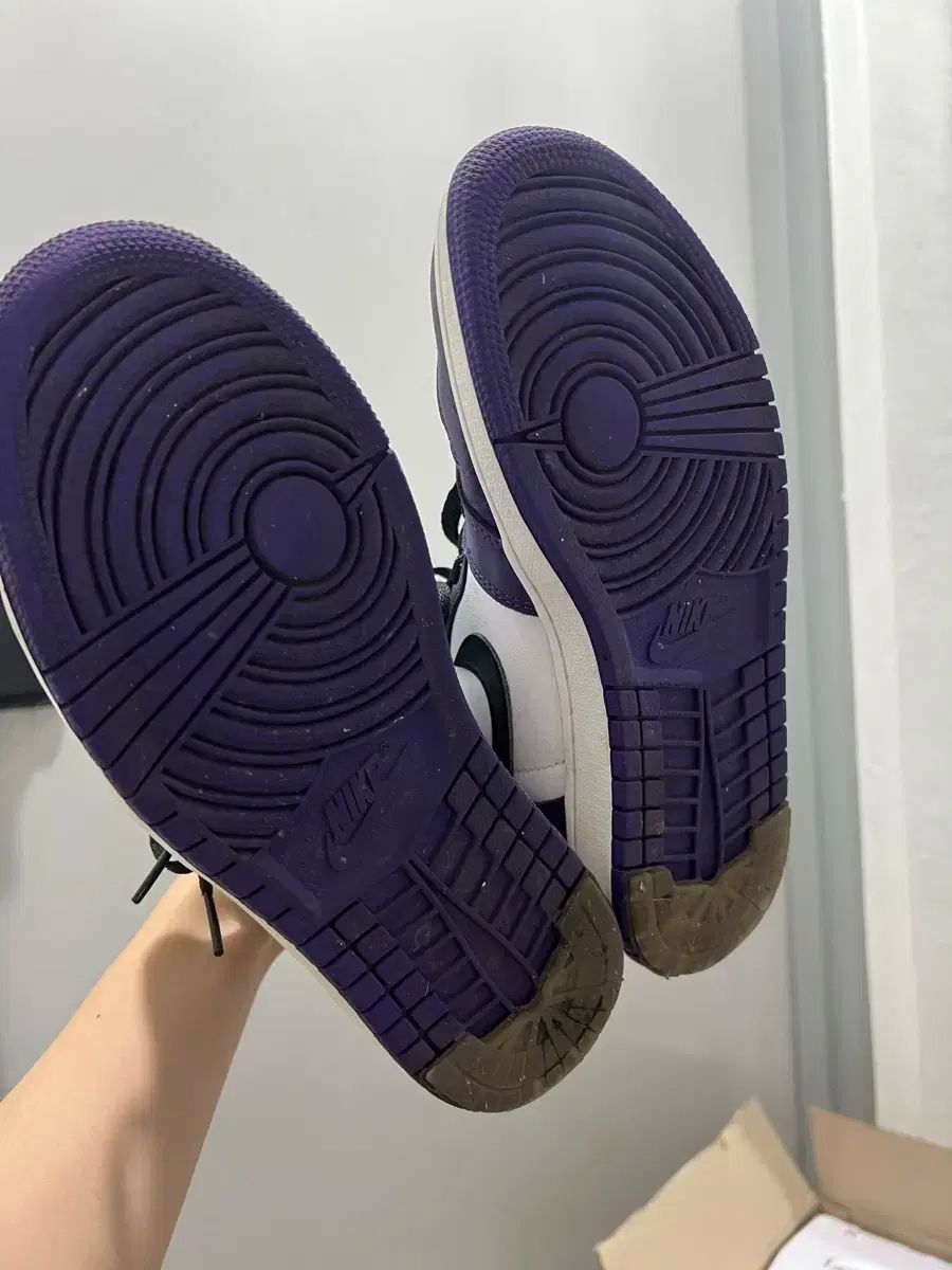 ナイキ ジョーダン 1 ハイ コットンパープル 260 シューズ(男性用) バスケットボール スポーツ