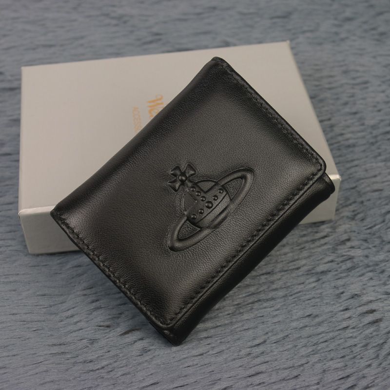 美品 Vivienne ヴィヴィアンショートウォレット 加工シープスキン財布 美品 未使用 Vivienne Westwood ヴィヴィアンウエストウッド