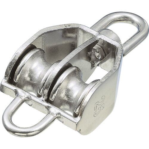 水本 ステンレス 豆ブロック２車ベケ付 参考使用荷重１２０ｋｇｆ