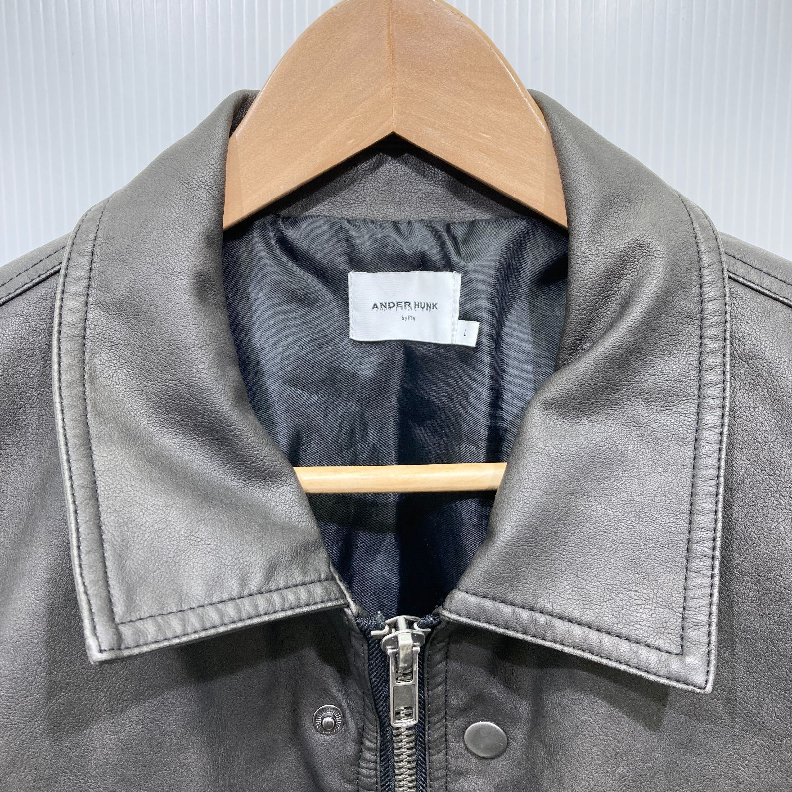 ANDER HUNK byFTW アンダーハンク フェイクレザージャケット 