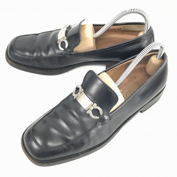 Salvatore Ferragamo フェラガモ モカシン イタリア製/保管袋付き☆サルヴァトーレフェラガモ☆本革/レザー
