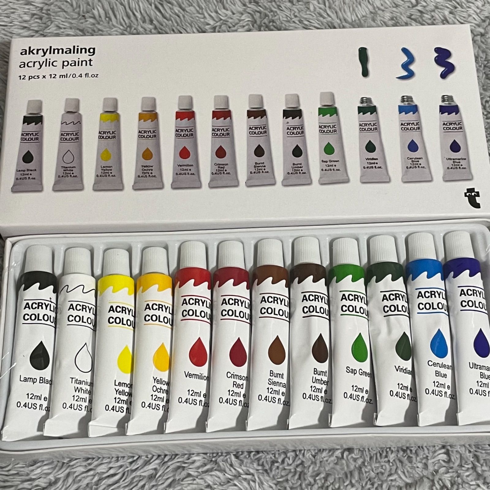 新品未使用 タイガー アクリル 絵の具