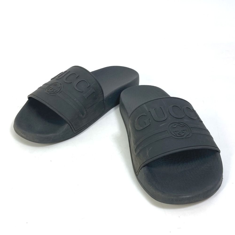 GUCCI グッチ サンダル ロゴ スライド 525140 ラバー - メルカリ