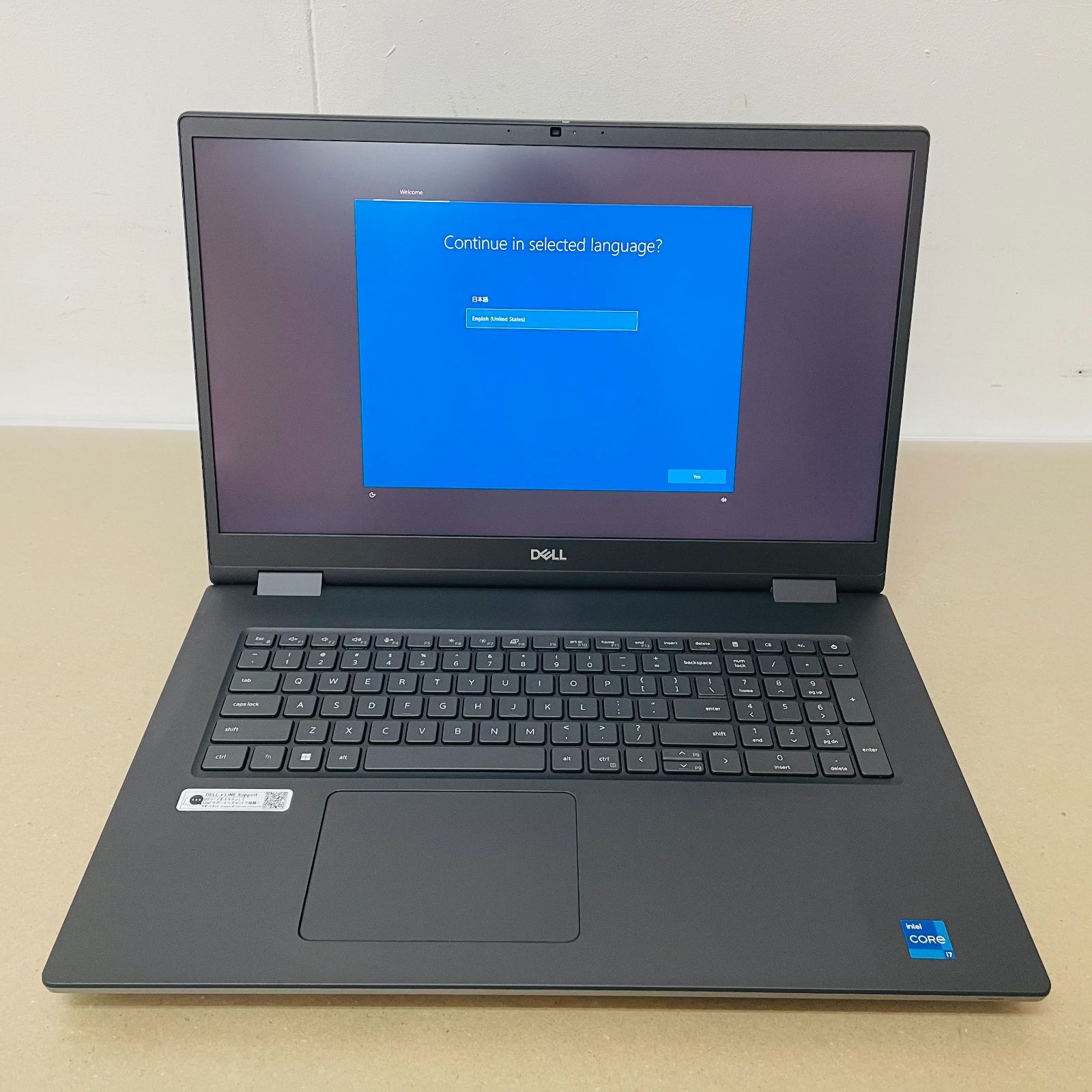 初期化済み 美品 動作良好 DELL Precision 7770 P115F i7 12850HX